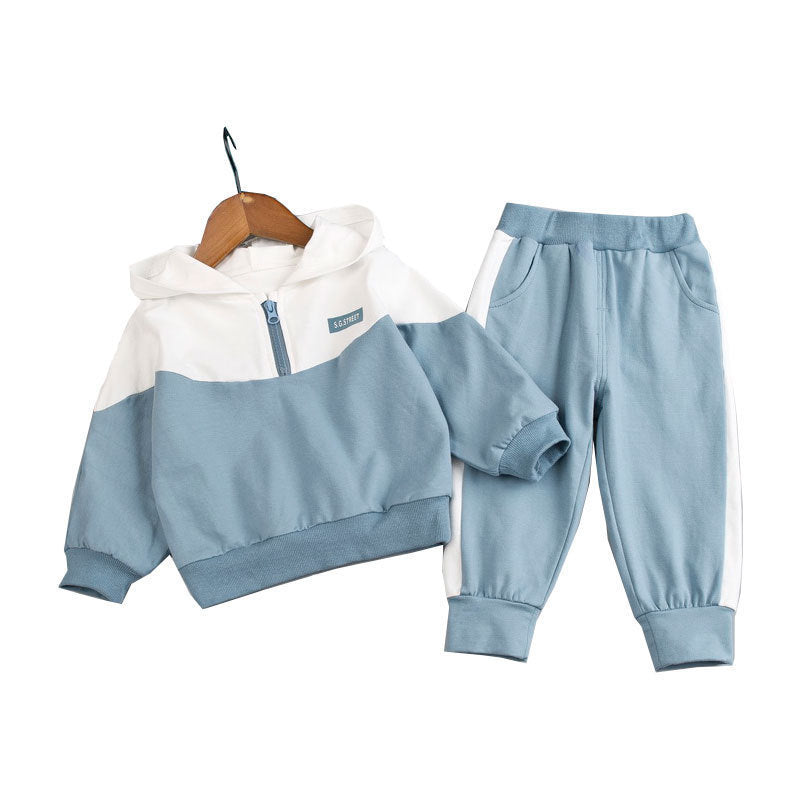 Autumn Children's Clothing New Children's Hooded Sports Suit