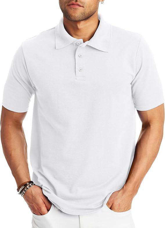 Loose And Simple Men's Short-sleeved Polo Shirt