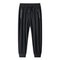 Ice Silk Loose Plus Size Sports Stretch Casual Pants Men