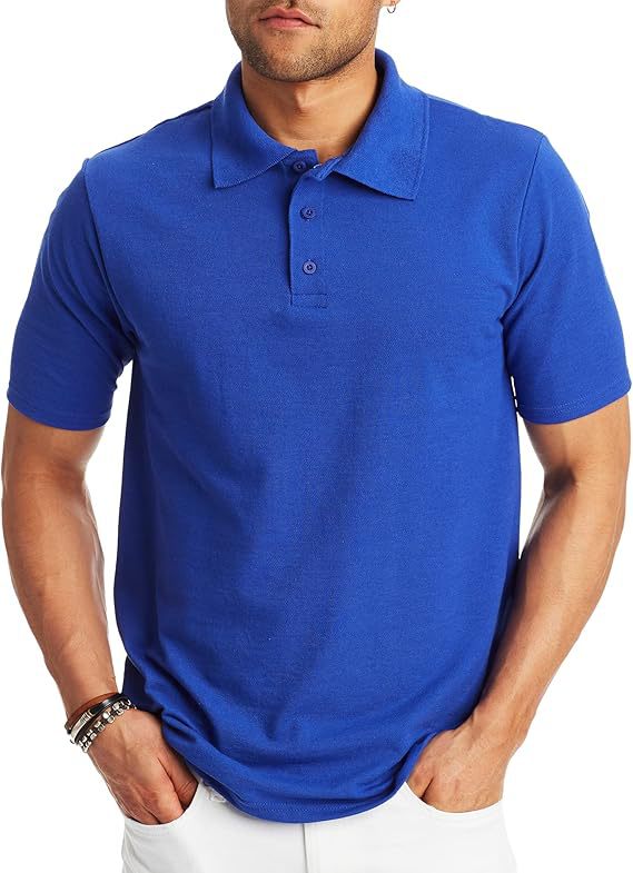 Loose And Simple Men's Short-sleeved Polo Shirt